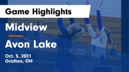 Midview  vs Avon Lake  Game Highlights - Oct. 5, 2021