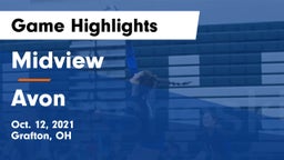 Midview  vs Avon  Game Highlights - Oct. 12, 2021