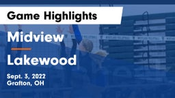 Midview  vs Lakewood  Game Highlights - Sept. 3, 2022