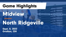 Midview  vs North Ridgeville  Game Highlights - Sept. 8, 2022
