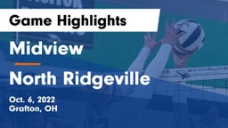 Midview  vs North Ridgeville  Game Highlights - Oct. 6, 2022