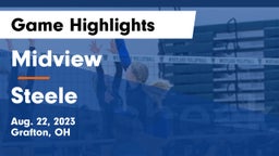Midview  vs Steele  Game Highlights - Aug. 22, 2023