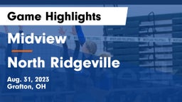 Midview  vs North Ridgeville  Game Highlights - Aug. 31, 2023