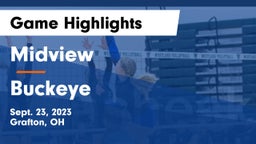 Midview  vs Buckeye  Game Highlights - Sept. 23, 2023