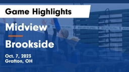 Midview  vs Brookside  Game Highlights - Oct. 7, 2023