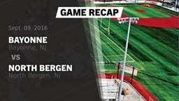 Recap: Bayonne  vs. North Bergen  2016