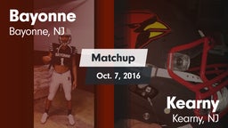Matchup: Bayonne  vs. Kearny  2016