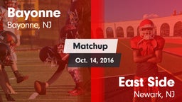 Matchup: Bayonne  vs. East Side  2016