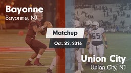 Matchup: Bayonne  vs. Union City  2016