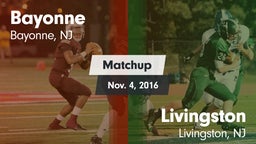 Matchup: Bayonne  vs. Livingston  2016