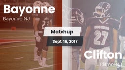 Matchup: Bayonne  vs. Clifton  2017