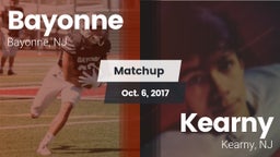 Matchup: Bayonne  vs. Kearny  2017