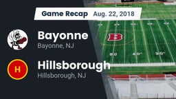 Recap: Bayonne  vs. Hillsborough  2018
