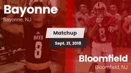 Matchup: Bayonne  vs. Bloomfield  2018