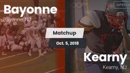 Matchup: Bayonne  vs. Kearny  2018