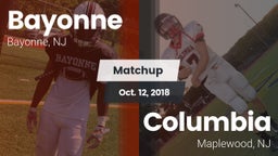 Matchup: Bayonne  vs. Columbia  2018