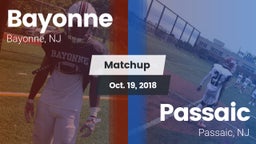 Matchup: Bayonne  vs. Passaic  2018