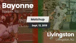 Matchup: Bayonne  vs. Livingston  2019