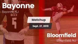 Matchup: Bayonne  vs. Bloomfield  2019