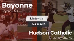 Matchup: Bayonne  vs. Hudson Catholic  2019