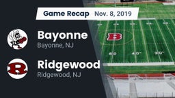 Recap: Bayonne  vs. Ridgewood  2019