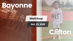 Matchup: Bayonne  vs. Clifton  2020