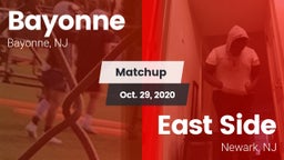 Matchup: Bayonne  vs. East Side  2020