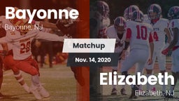 Matchup: Bayonne  vs. Elizabeth  2020
