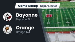 Recap: Bayonne  vs. Orange  2022
