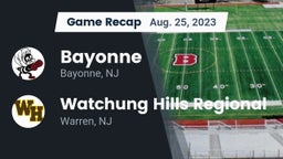 Recap: Bayonne  vs. Watchung Hills Regional  2023