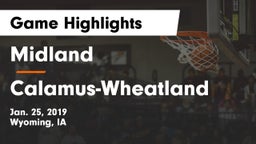 Midland  vs Calamus-Wheatland  Game Highlights - Jan. 25, 2019