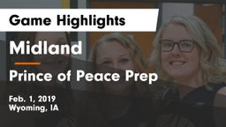 Midland  vs Prince of Peace Prep  Game Highlights - Feb. 1, 2019