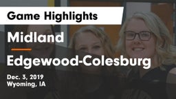 Midland  vs Edgewood-Colesburg  Game Highlights - Dec. 3, 2019