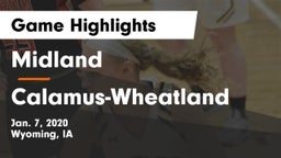 Midland  vs Calamus-Wheatland  Game Highlights - Jan. 7, 2020