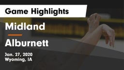 Midland  vs Alburnett  Game Highlights - Jan. 27, 2020