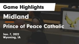 Midland  vs Prince of Peace Catholic  Game Highlights - Jan. 7, 2022