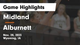 Midland  vs Alburnett  Game Highlights - Nov. 28, 2023