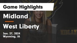 Midland  vs West Liberty  Game Highlights - Jan. 27, 2024