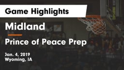 Midland  vs Prince of Peace Prep  Game Highlights - Jan. 4, 2019
