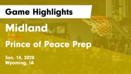 Midland  vs Prince of Peace Prep  Game Highlights - Jan. 14, 2020