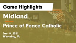 Midland  vs Prince of Peace Catholic  Game Highlights - Jan. 8, 2021