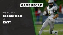 Recap: Clearfield  vs. East  2015