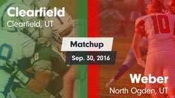 Matchup: Clearfield High vs. Weber  2016