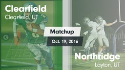 Matchup: Clearfield High vs. Northridge  2016