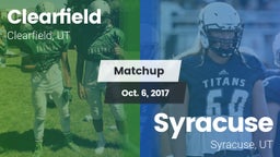 Matchup: Clearfield High vs. Syracuse  2017