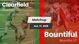 Matchup: Clearfield High vs. Bountiful  2018