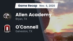 Recap: Allen Academy vs. O'Connell  2020