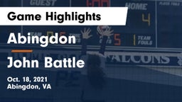 Abingdon  vs John Battle  Game Highlights - Oct. 18, 2021