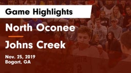 North Oconee  vs Johns Creek  Game Highlights - Nov. 25, 2019