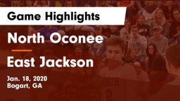 North Oconee  vs East Jackson  Game Highlights - Jan. 18, 2020